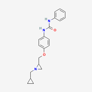 1-[4-[[1-(Cyclopropylmethyl)aziridin-2-yl]methoxy]phenyl]-3-phenylurea