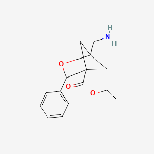 Ethyl 1-(aminomethyl)-3-phenyl-2-oxabicyclo[2.1.1]hexane-4-carboxylate