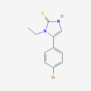 5-(4-bromophenyl)-1-ethyl-1H-imidazole-2-thiol
