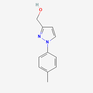 molecular formula C11H12N2O B2401329 [1-(4-Methylphenyl)pyrazol-3-yl]methanol CAS No. 1498746-69-2