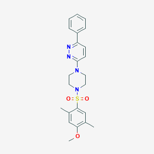 3-(4-((4-Methoxy-2,5-dimethylphenyl)sulfonyl)piperazin-1-yl)-6-phenylpyridazine