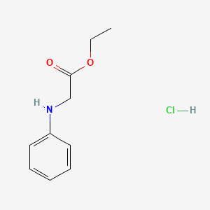 B2401335 Ethyl N-phenylglycinate hydrochloride CAS No. 17609-48-2; 2216-92-4