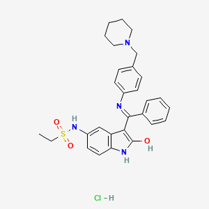 molecular formula C29H33ClN4O3S B2401347 Hesperadin hydrochloride 