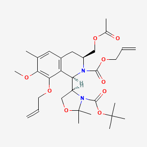 molecular formula C31H44N2O9 B2401366 Ecteinascidin-Analog-1 CAS No. 874758-58-4