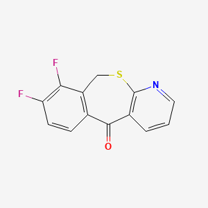molecular formula C13H7F2NOS B2401402 8,9-Difluorobenzo[5,6]thiepino[2,3-b]pyridin-5(10H)-one CAS No. 2227989-65-1