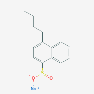 molecular formula C14H15NaO2S B2401516 Butyl naphthalene-1-sulfonate,sodium CAS No. 25638-17-9