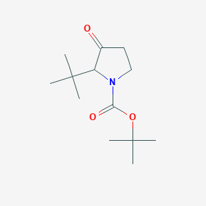 Tert-butyl 2-tert-butyl-3-oxopyrrolidine-1-carboxylate