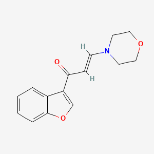 (E)-1-(benzofuran-3-yl)-3-morpholinoprop-2-en-1-one