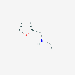 molecular formula C8H13NO B2401585 Furan-2-ylmethyl-isopropyl-amine CAS No. 161119-99-9