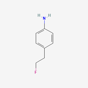 molecular formula C8H10FN B2401597 4-(2-fluoroethyl)aniline CAS No. 327985-14-8