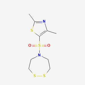 5-[(2,4-Dimethyl-1,3-thiazol-5-yl)sulfonyl]-1,2,5-dithiazepane