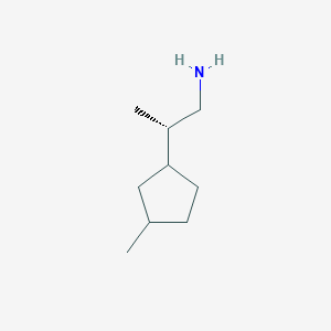 (2S)-2-(3-Methylcyclopentyl)propan-1-amine