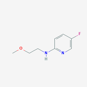 5-fluoro-N-(2-methoxyethyl)pyridin-2-amine