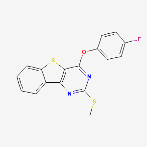 4-(4-Fluorophenoxy)-2-(methylsulfanyl)[1]benzothieno[3,2-d]pyrimidine