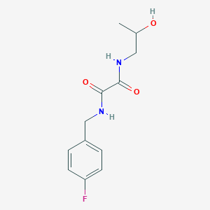 N1-(4-fluorobenzyl)-N2-(2-hydroxypropyl)oxalamide