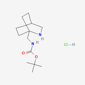 tert-Butyl ((2-azabicyclo[2.2.2]octan-1-yl)methyl)carbamate hydrochloride