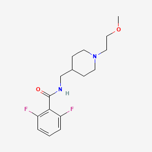 2,6-difluoro-N-((1-(2-methoxyethyl)piperidin-4-yl)methyl)benzamide