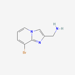(8-Bromoimidazo[1,2-a]pyridin-2-yl)methanamine