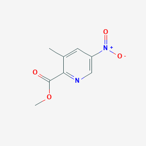 molecular formula C8H8N2O4 B2401709 Methyl 3-methyl-5-nitropyridine-2-carboxylate CAS No. 1456768-26-5