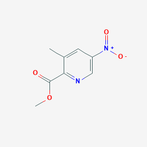 molecular formula C8H8N2O4 B2401709 3-甲基-5-硝基吡啶甲酸甲酯 CAS No. 1456768-26-5