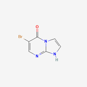 molecular formula C6H4BrN3O B2401755 6-bromoimidazo[1,2-a]pyrimidin-5(1H)-one CAS No. 140685-72-9