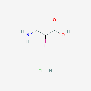 (s)-3-Amino-2-fluoropropanoic acid hcl
