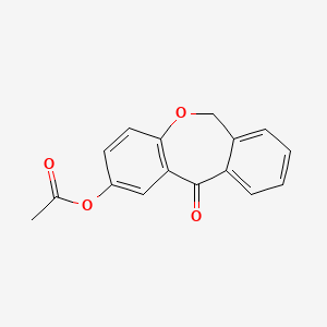 acetic acid (11-oxo-6H-benzo[c][1]benzoxepin-2-yl) ester