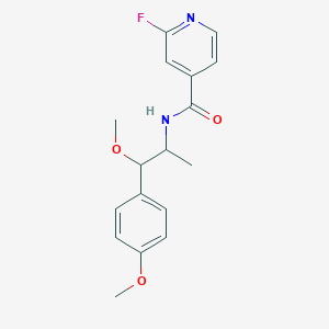 2-fluoro-N-[1-methoxy-1-(4-methoxyphenyl)propan-2-yl]pyridine-4-carboxamide