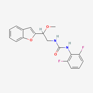 1-(2-(Benzofuran-2-yl)-2-methoxyethyl)-3-(2,6-difluorophenyl)urea