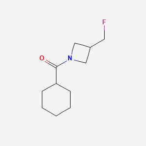 molecular formula C11H18FNO B2401856 Cyclohexyl(3-(fluoromethyl)azetidin-1-yl)methanone CAS No. 2034419-97-9