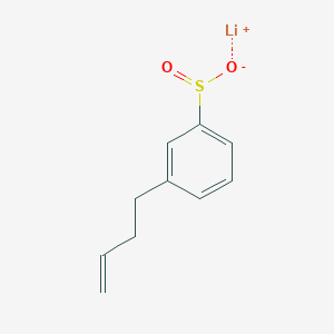 molecular formula C10H11LiO2S B2401921 Lithium;3-but-3-enylbenzenesulfinate CAS No. 2375267-91-5