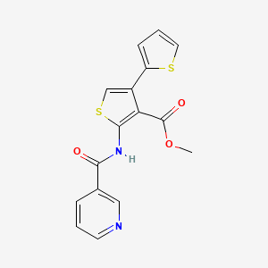 Methyl 2-(pyridine-3-carbonylamino)-4-thiophen-2-ylthiophene-3-carboxylate