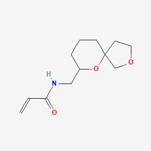 B2401952 N-(2,6-Dioxaspiro[4.5]decan-7-ylmethyl)prop-2-enamide CAS No. 2361638-29-9