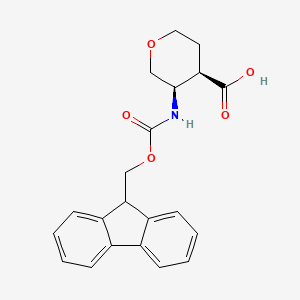 (3R,4R)-3-(9H-Fluoren-9-ylmethoxycarbonylamino)oxane-4-carboxylic acid