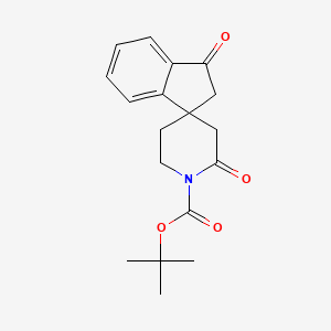 Tert-Butyl 2,3-Dioxo-2,3-Dihydrospiro[Indene-1,4-Piperidine]-1-Carboxylate