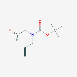 molecular formula C10H17NO3 B2401964 tert-Butyl allyl(2-oxoethyl)carbamate CAS No. 251948-88-6