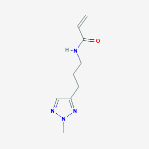 molecular formula C9H14N4O B2401985 N-[3-(2-methyl-2H-1,2,3-triazol-4-yl)propyl]prop-2-enamide CAS No. 2094620-18-3