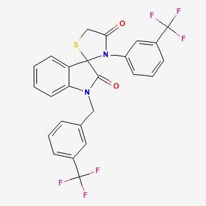 Spiro 3-[1-(3-triflouromethyl)benzyl oxindyl]-2'-[3'-(3-triflouromethylphenyl)thiazolidin-4-one]