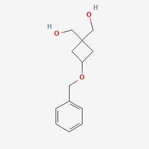 [3-(Benzyloxy)-1-(hydroxymethyl)cyclobutyl]methanol