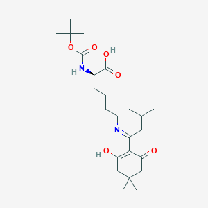 N-alpha-t-Butyloxycarbonyl-N-epsilon-[1-(4,4-dimethyl-2,6-dioxocyclohex-1-ylidene)-3-methylbutyl]-D-lysine