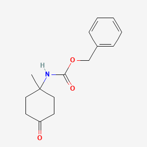 molecular formula C15H19NO3 B2402048 benzyl N-(1-methyl-4-oxocyclohexyl)carbamate CAS No. 1809076-63-8