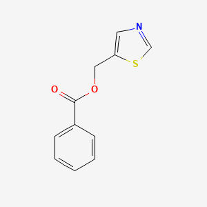 molecular formula C11H9NO2S B2402055 1,3-Thiazol-5-ylmethyl benzenecarboxylate CAS No. 478247-78-8