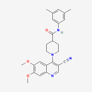 molecular formula C26H28N4O3 B2402087 N-(3-bromophenyl)-2-[8-(2,3-dimethylphenoxy)-3-oxo[1,2,4]triazolo[4,3-a]pyrazin-2(3H)-yl]acetamide CAS No. 1226440-51-2