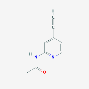 molecular formula C9H8N2O B2402089 N-(4-ethynylpyridin-2-yl)acetamide CAS No. 1445876-40-3