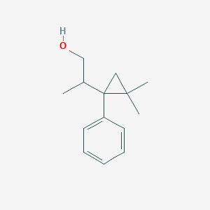 2-(2,2-Dimethyl-1-phenylcyclopropyl)propan-1-ol