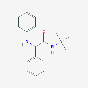 molecular formula C18H22N2O B2402127 N-tert-Butyl-2-phenyl-2-(phenylamino)acetamide CAS No. 131699-28-0