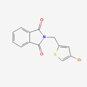 molecular formula C13H8BrNO2S B2402148 N-(4-Bromothiophen-2-ylmethyl) phthalimide CAS No. 871713-60-9