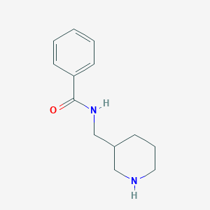 molecular formula C13H18N2O B2402163 N-(piperidin-3-ylmethyl)benzamide CAS No. 155542-03-3