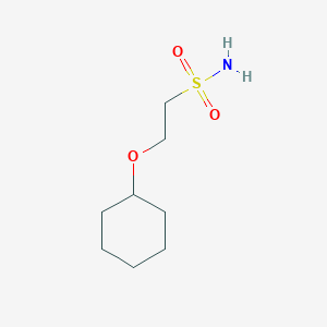 molecular formula C8H17NO3S B2402174 2-Cyclohexyloxyethanesulfonamide CAS No. 1342119-54-3