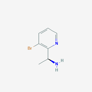 molecular formula C7H9BrN2 B2402224 (S)-1-(3-Bromopyridin-2-YL)ethan-1-amine CAS No. 1213113-97-3